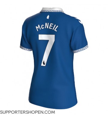 Everton Dwight McNeil #7 Hemma Matchtröja Dam 2023-24 Kortärmad